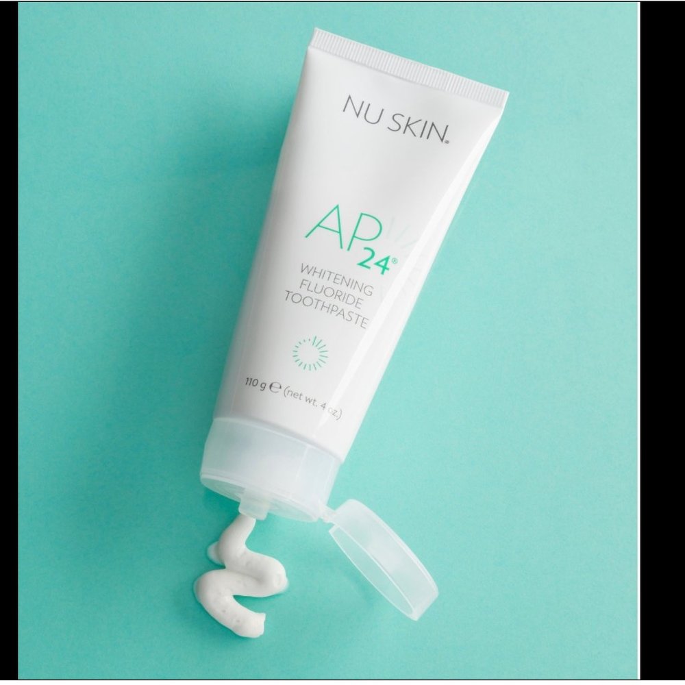 NEW Nu Skin AP 24 Whitening Toothpaste NONTOXIC for adults & kids! FREE Gift